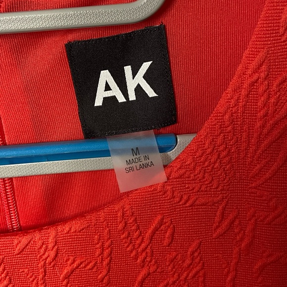 Anne Klein Coral orange Sheath Sleeveless Dress NWT Size M - Picture 12 of 13